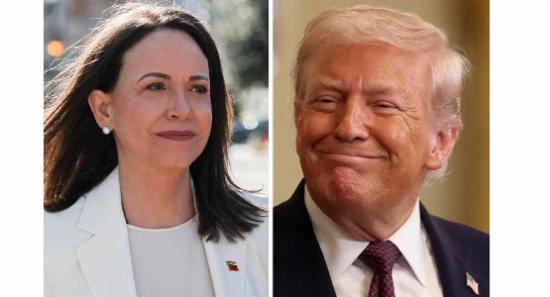 වෙනිසුවෙලාවේන් ට්‍රම්ප්ට නොබෙල්සාම ත්‍යාග පදක්කමක්